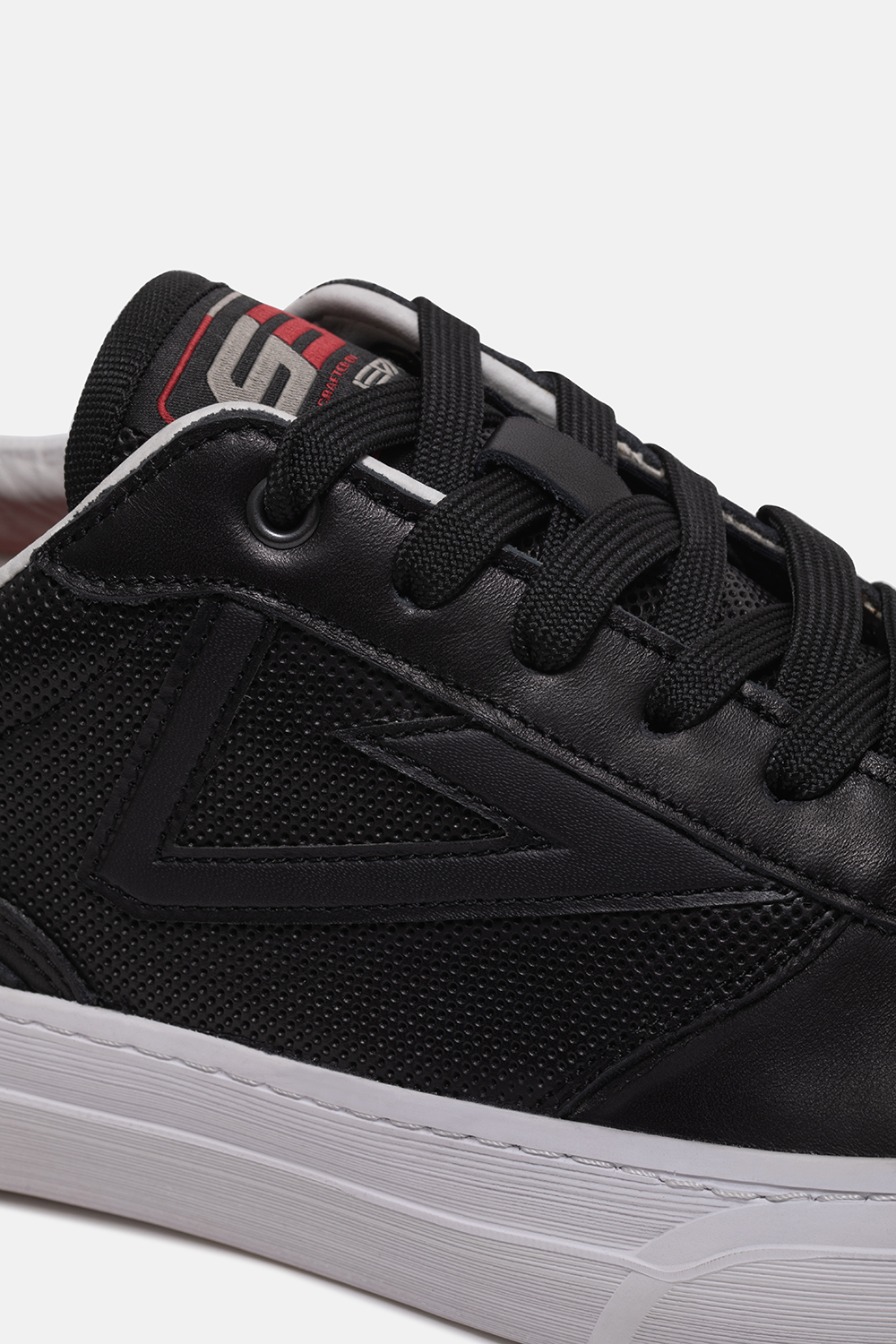 1408 S3 Casual Sneakers Erkek Deri Ayakkabı Siyah