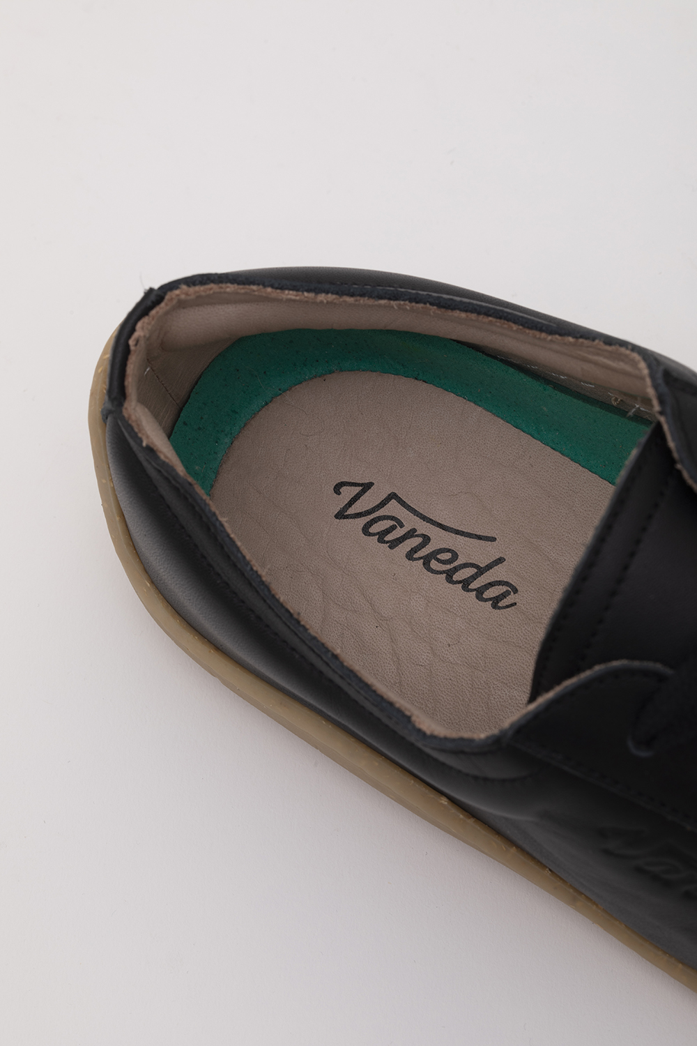1383 V-BAREFOOT COMFORT DERI ERKEK AYAKKABI SIYAH