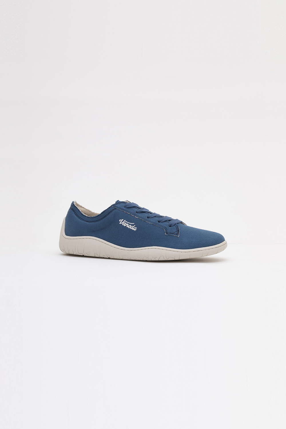 1383 V-BAREFOOT COMFORT KETEN ERKEK AYAKKABI INDIGO MAVI