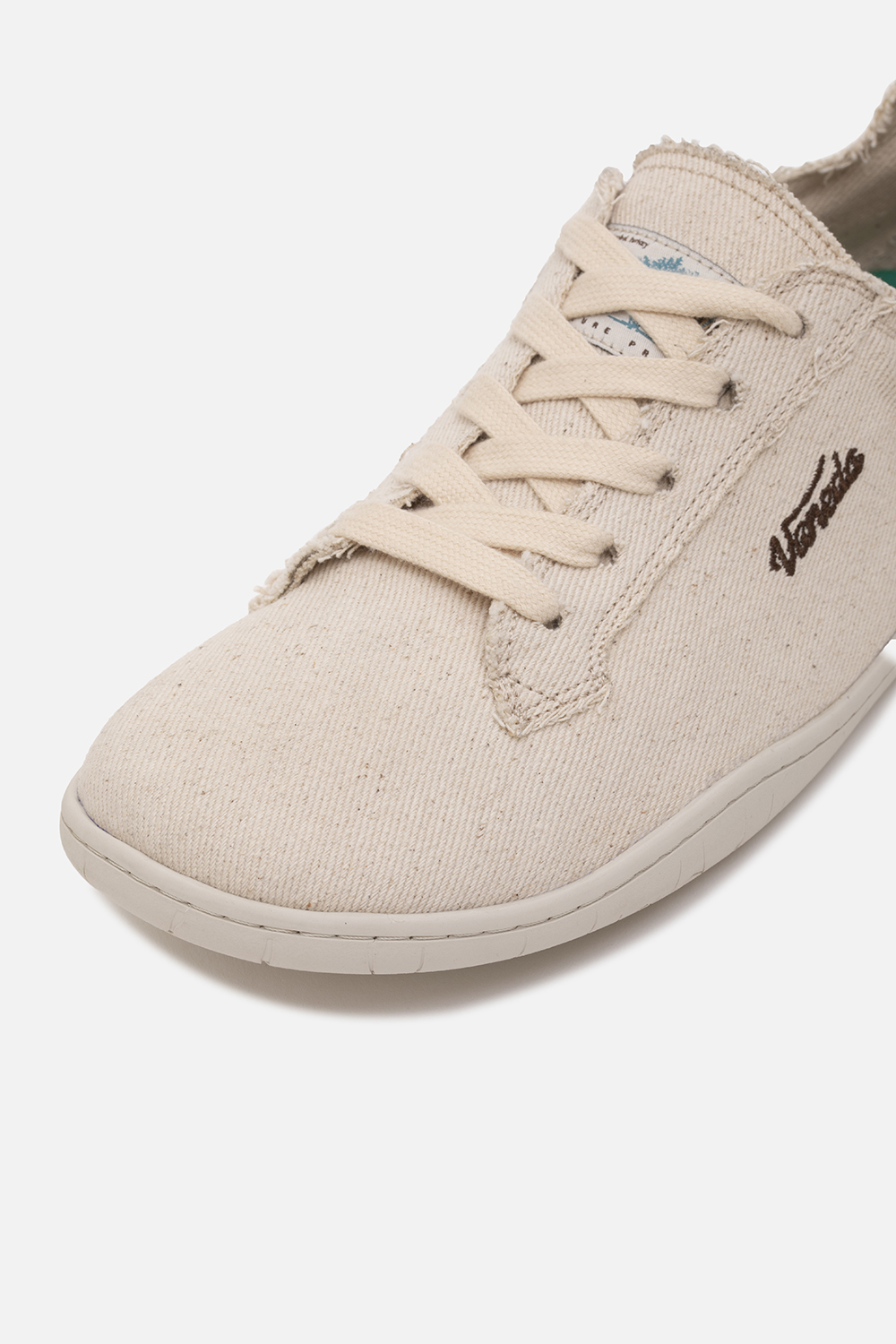 1383 V-Barefoot Comfort Keten Kadın Ayakkabı Bej