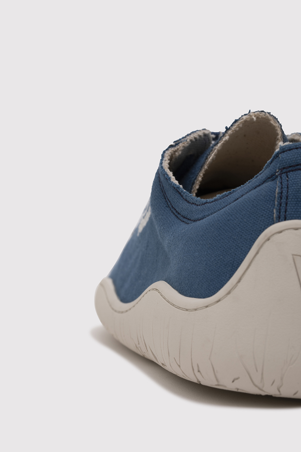1383 V-BAREFOOT COMFORT KETEN ERKEK AYAKKABI INDIGO MAVI