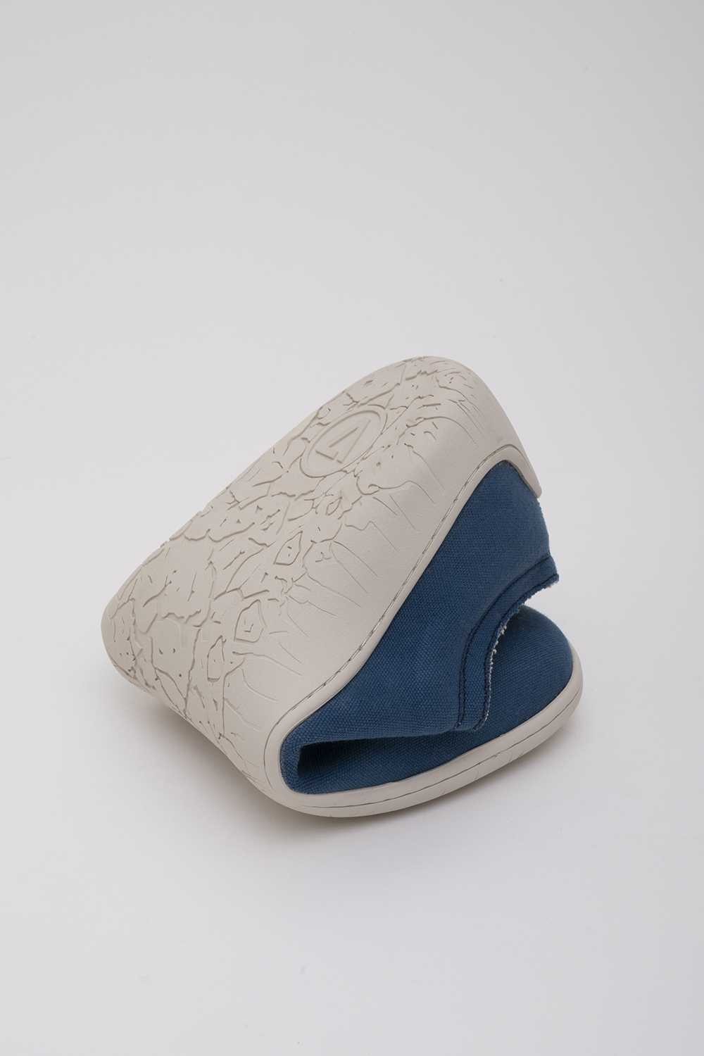 1383 V-BAREFOOT COMFORT KETEN ERKEK AYAKKABI INDIGO MAVI