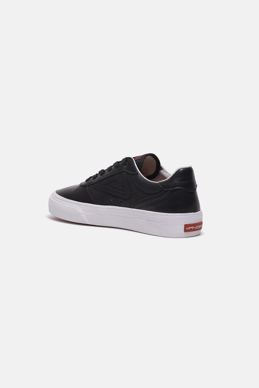 1408 S3 Casual Sneakers Erkek Deri Ayakkabı Siyah
